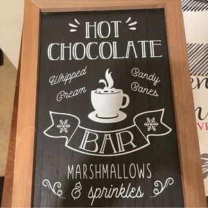 Hot cocoa bar decor